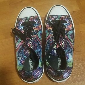 Funky Colored Low Top Converse!